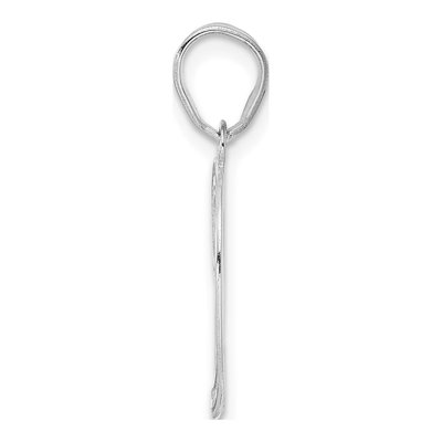 14K White Gold Number 29 Pendant – view 2
