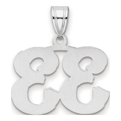 14K White Gold Number 33 Pendant – view 3