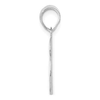 14K White Gold Number 36 Pendant – view 2