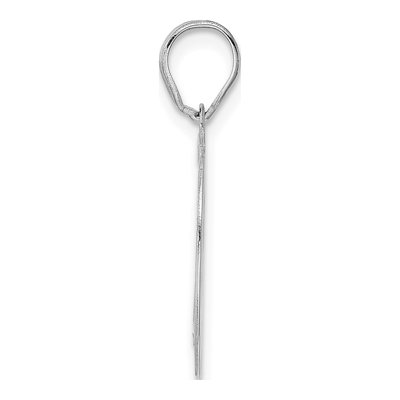 14K White Gold Number 79 Pendant – view 2