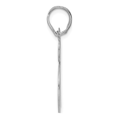 14K White Gold Number 85 Pendant – view 2