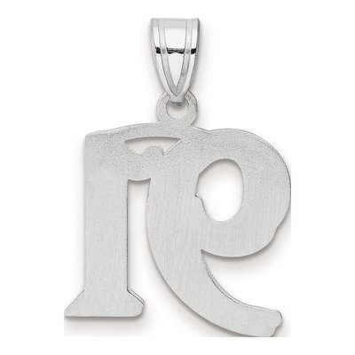 14K White Gold Number 91 Pendant – view 3