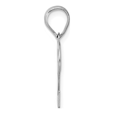 14K White Gold Number 22 Pendant – view 2