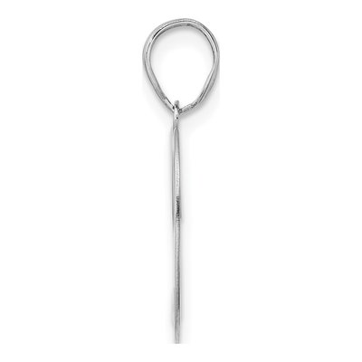 14K White Gold Number 29 Pendant – view 2