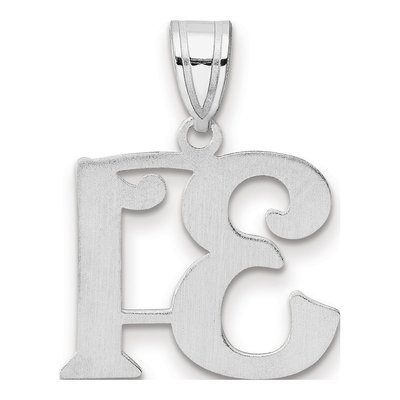 14K White Gold Number 31 Pendant – view 3