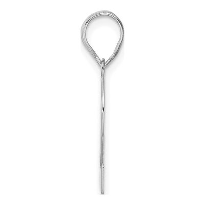 14K White Gold Number 32 Pendant – view 2