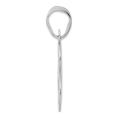 14K White Gold Number 68 Pendant – view 2