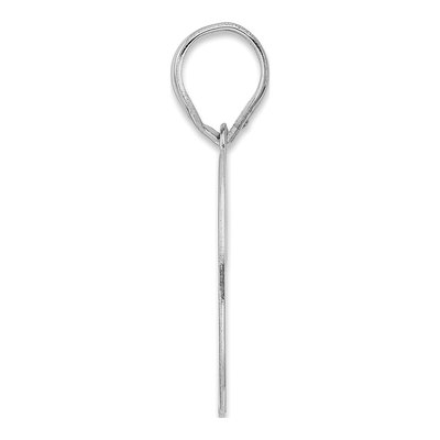 14K White Gold Number 70 Pendant – view 2