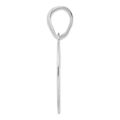 14K White Gold Number 79 Pendant – view 2