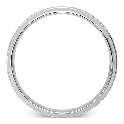 14K White Gold 6mm Comfort-Fit Wedding Band – view 2