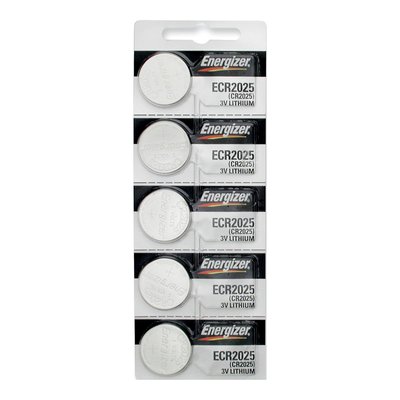 Type 2025 Lithium Watch Batteries, Pack of 5