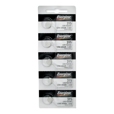 Energizer 315 Watch Batteries - Pkg of 5