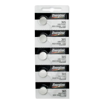 Energizer 365/366 Watch Batteries, Pack of 5