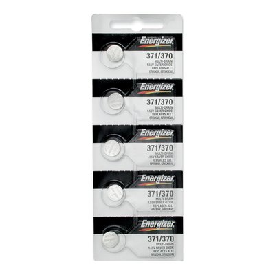 Energizer 371/370 Watch Batteries - Pack of 5