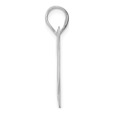 14K White Gold Number 20 Pendant – view 2
