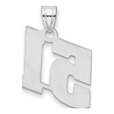14K White Gold Number 51 Pendant – view 3