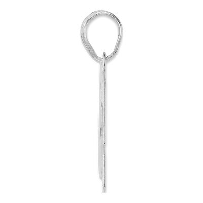 14K White Gold Number 53 Pendant – view 2