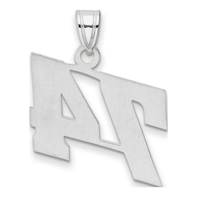 14K White Gold Number 74 Pendant – view 3