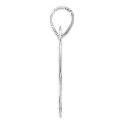 14K White Gold Number 82 Pendant – view 2