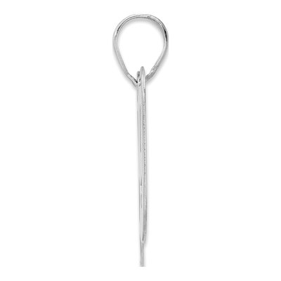 14K White Gold Number 89 Pendant – view 2