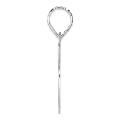 14K White Gold Number 93 Pendant – view 2