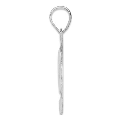 14K White Gold Number 94 Pendant – view 2