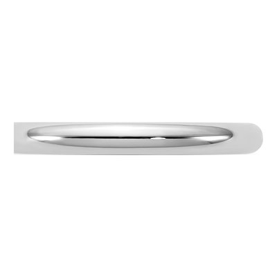 14K White Gold 2.5mm Domed Comfort-Fit Wedding Band – view 3