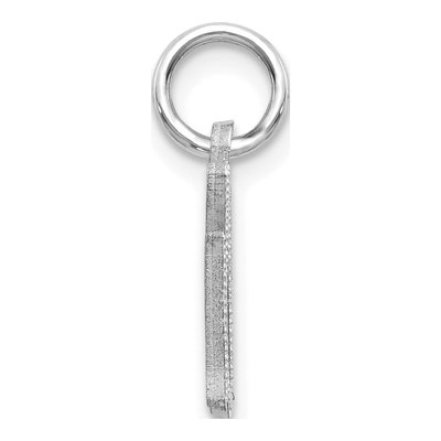 14K White Gold Letter G Pendant – view 3