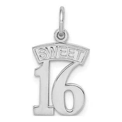 14K White Gold Sweet Charm