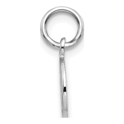 14K White Gold Small Angel Pendant – view 3