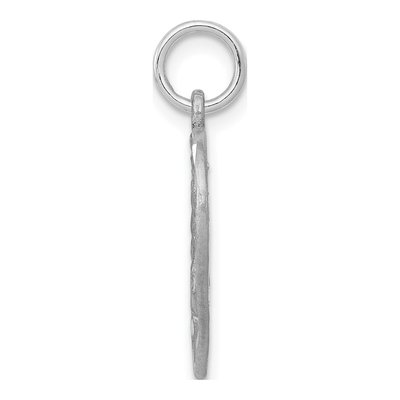 14K White Gold Angel Heart Pendant – view 3