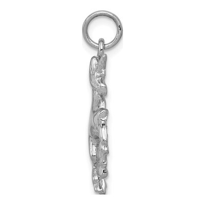 14K White Gold Unicorn Pendant – view 3