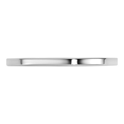 14K White Gold 1.5mm Comfort-Fit Wedding Band – view 3