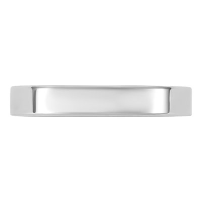 14K White Gold 3.5mm Comfort-Fit Wedding Band – view 3