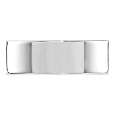 14K White Gold 6mm Comfort-Fit Wedding Band – view 3