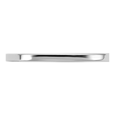 14K White Gold 1.5mm Flat Wedding Band – view 3