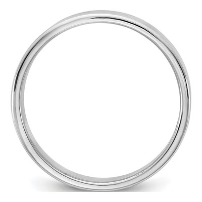 14K White Gold 4.5mm Flat Wedding Band – view 2