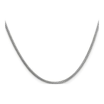 14K White Gold 1.3mm Franco Chain – view 3
