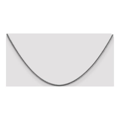 14K White Gold 1.4mm Franco Chain – view 5
