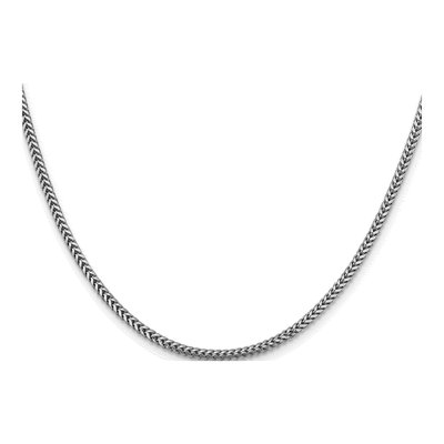 14K White Gold 2.3mm Franco Chain – view 3