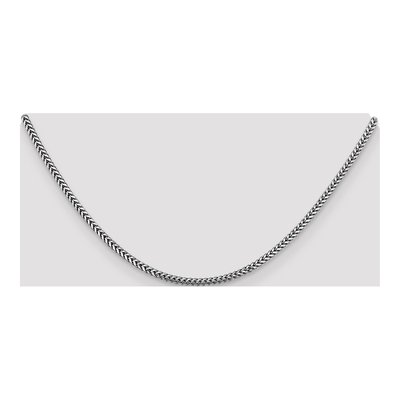 14K White Gold 2.3mm Franco Chain – view 5