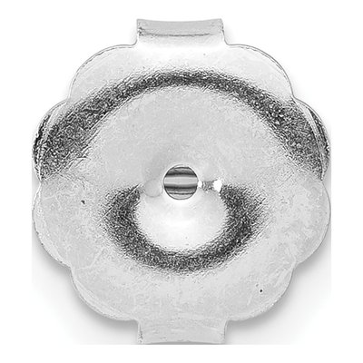 14K White Gold Ultra Heavy Friction Earring Nut