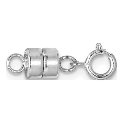 14K White Gold Magnetic Clasp with Jump Ring – view 2