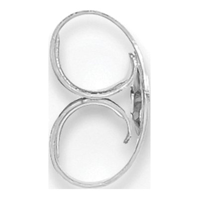 14K White Gold Friction Earring Nut - Single – view 2