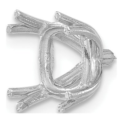 14K White Gold 2.00ct Setting Mounting – view 3