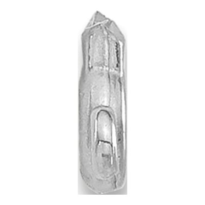 14K White Gold Round Bezel Diamond Station Finding – view 2