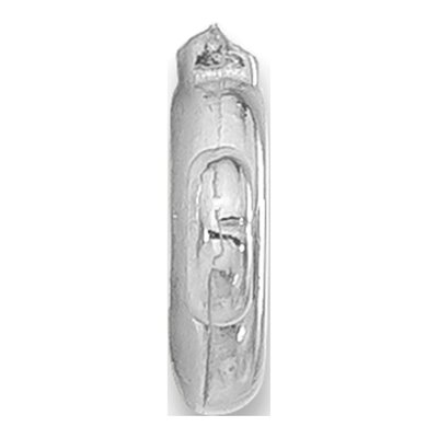 14K White Gold Round Bezel Diamond Setting Finding – view 2