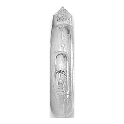 14K White Gold Round Bezel Diamond Mounting Finding – view 2