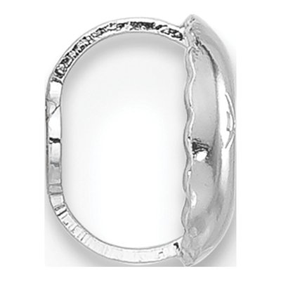 14K White Gold Threaded Ear Nut Earring Back – view 2