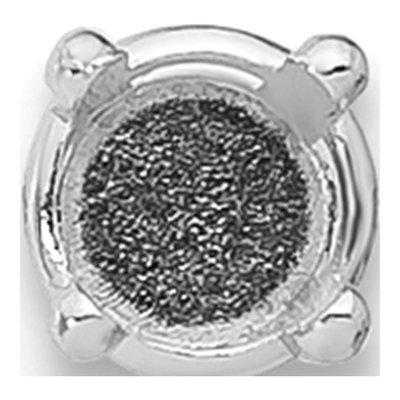 14K White Gold 4-Prong Round Earring Mounting – view 2